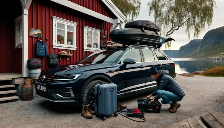 Hvordan klargjøre bilen for en lang biltur – illustrasjon