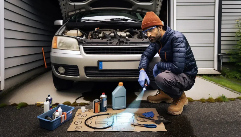Hvordan oppdage og fikse små lekkasjer i Bilen – illustrasjon