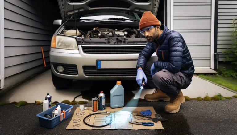 Hvordan oppdage og fikse små lekkasjer i Bilen – illustrasjon